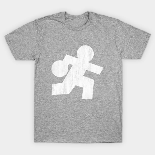Bowling Stick Person T-Shirt by vokoban